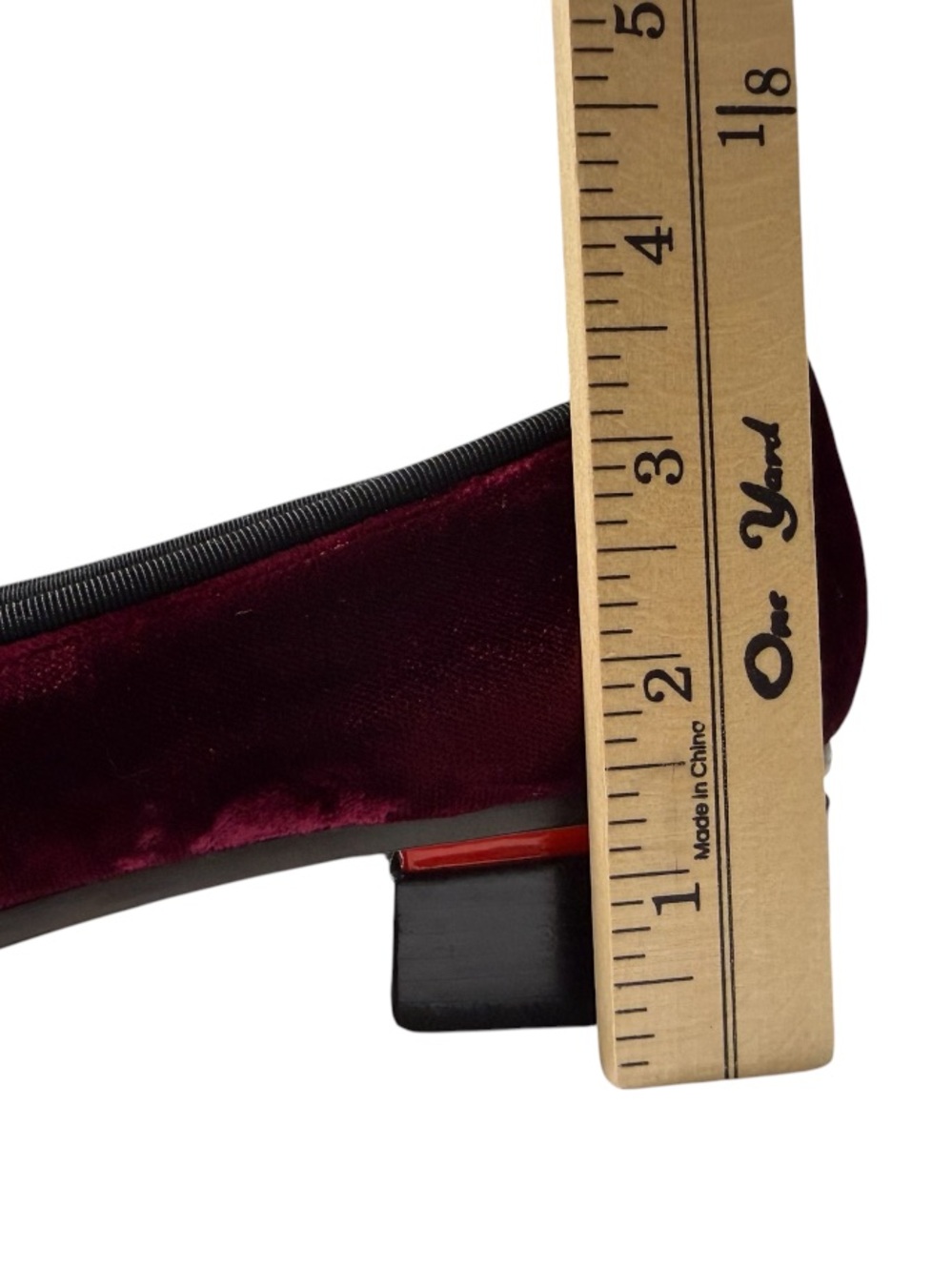 Jason Wu “Little Emperor” Burgundy Red Velvet Platform Loafers Embroidered 38 - Picture 7 of 8